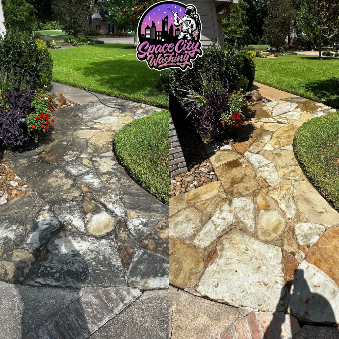 Driveway Cleaning in Spring, Texas